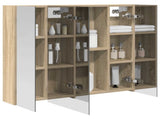 Bathroom Mirror Cabinet with Shelf Sonoma Oak 80 x 14.5 x 70 cm 889105