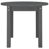 Coffee Table Grey 55x45 cm Solid Wood Pine 822329