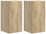 TV Wall Cabinet 2 pcs Sonoma 30 x 31 x 80 cm Engineered Wood 892294