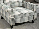 160&deg Reclining Armchair, with Footrest - Grey T3398P344476