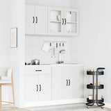 4 Piece Kitchen Cabinet Set Kalmar White Engineered Wood 3314851
