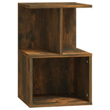Bedside Cabinets 2 pcs Smoked Oak 35x35x55 cm Engineered Wood 815184