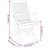 Garden Dining Set Teak Smoothly sanded teak hardwood Medium 3087189