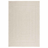 Rug ZIZUR Cream 140x200 cm Jute Look Indoor and Outdoor 4010365