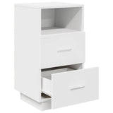 ZNTS Bedside Cabinets 2 pcs with 2 Drawers White 36x36x68 cm 858579