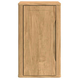 Bathroom Wall Cabinet with Door FLORO Wax Brown 35 x 30 x 60 cm 42011235