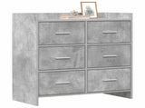 Sideboard Concrete Grey 75 x 33 x 80 cm Engineered Wood 8011102