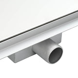 2 in 1 Triangle Shower Drain Silver 32 x 32 x 7.5 cm 42015936