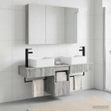 Bathroom Cabinet Set 4 pcs Grey Sonoma Engineered Wood 3406308