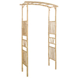 Garden Arch Natural 110 x 40 x 205 cm Bamboo 42028054