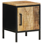 Bedside Cabinet 2 pcs Brown and black 30 x 30 x 40 cm 4019640