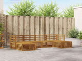 Sofa Sets 6 pcs Natural Solid Acacia Wood 3375229