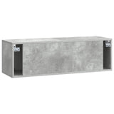 Wall-Mounted TV Cabinet Concrete Grey 98 x 31 x 30 cm 899408