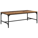 Coffee Table Old Wood 100 x 50 x 35 cm Engineered Wood 881120
