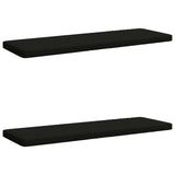 2-Piece Bench Cushions VUGHT 2 pcs 100% Polyester Black 951995