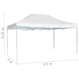 Foldable Party Tent 3x4.5 m White 48869