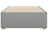 Bed Frame without Mattress Light Grey 100x200 cm Fabric 3284708