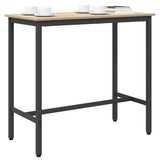 Table Sonoma Oak 100 x 50 x 90.5 cm Engineered Wood and Steel 873733