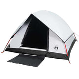 Camping Tent Dome 2-Person White Blackout Fabric Waterproof 94694