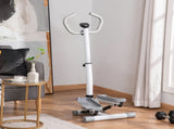 Adjustable Twist Stepper Aerobic Ab Exercise Fitness Workout Machine w/ LCD Screen, Height Adjust T3398P376851