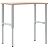 Workbench 100x60x cm Solid Wood Oak Rectangular 3309700