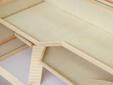 Wooden Hamster Cage, Small Animals Hutch with Tray, Openable Top, Exercise Play House Pen, 115L x T3398P349833