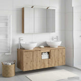 Bathroom Cabinet Set 4 pcs Artisan Oak 100 x 14.5 x 70 cm 3406502