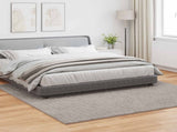 Area Rugs Square SIROLO Sand 240 x 240 cm Polyester 42022761