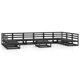 11 Piece Garden Lounge Set Solid Pinewood 3076158