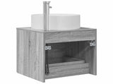 Wall-Mounted Sink Vanity Grey Sonoma 49.5 x 44.5 x 65.5 cm 890323