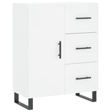 Highboard White 69.5x34x180 cm Engineered Wood 3198489