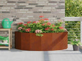 Planter Rusty 120 x 60 x 50 cm Weathering Steel 883709