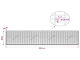 Gabion with 3.5 mm Wire and 5x2.5 cm Mesh 200x10x50 cm 3461542