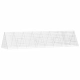 Rabbit Cage Silver 430 x 100 x 85 cm Galvanised Steel 42019230