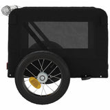 Pet Bike Trailer Black Oxford Fabric&Iron 93912