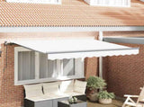 Retractable Awning White 300 x 200 cm Fabric 3329580