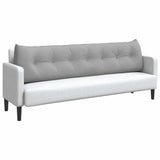 Back Pillow Cloud Grey 200 x 24 x 50 cm Fabric 42014599