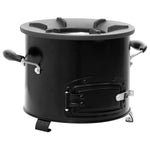 Camping Wood Stove Black 36x26x22.5 cm Metal 319439