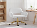Faux Fur Rabbit Chair - Cream White T3398P551790