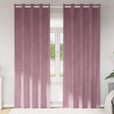 Blackout Curtains 2 pcs Dark Pink 140 x 245 cm Velvet 4107241