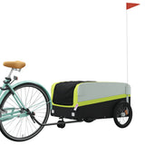 Bike Trailer Black and Green 45 kg Iron 94067