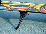Teen Scooter Foldable Black PP PU Metal Adjustable 88-103cm Rear Brake ABS 20cm 87521517