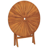 Folding Garden Table 85x75 cm Solid Wood Teak 362619