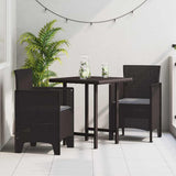 Garden Chair 2 pcs Brown 53 x 49 x 85 cm Polypropylene 847456