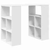 Desk with Shelf White 90 x 50 x 75 cm Engineered Wood 869506