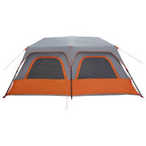 Instant Tent Grey and Orange 10-Person 42017489