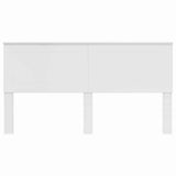 Headboard Gloss White 100 cm Engineered Wood 887598