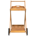 Tea Trolley 54x87x90 cm Solid Wood Acacia 319424