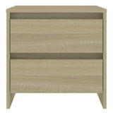 Bedside Cabinets 2 pcs Sonoma Oak 45x34.5x44.5 cm Engineered Wood 809852
