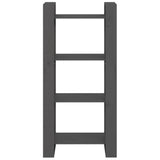 Book Cabinet/Room Divider Grey 60x35x125 cm Solid Wood 813886